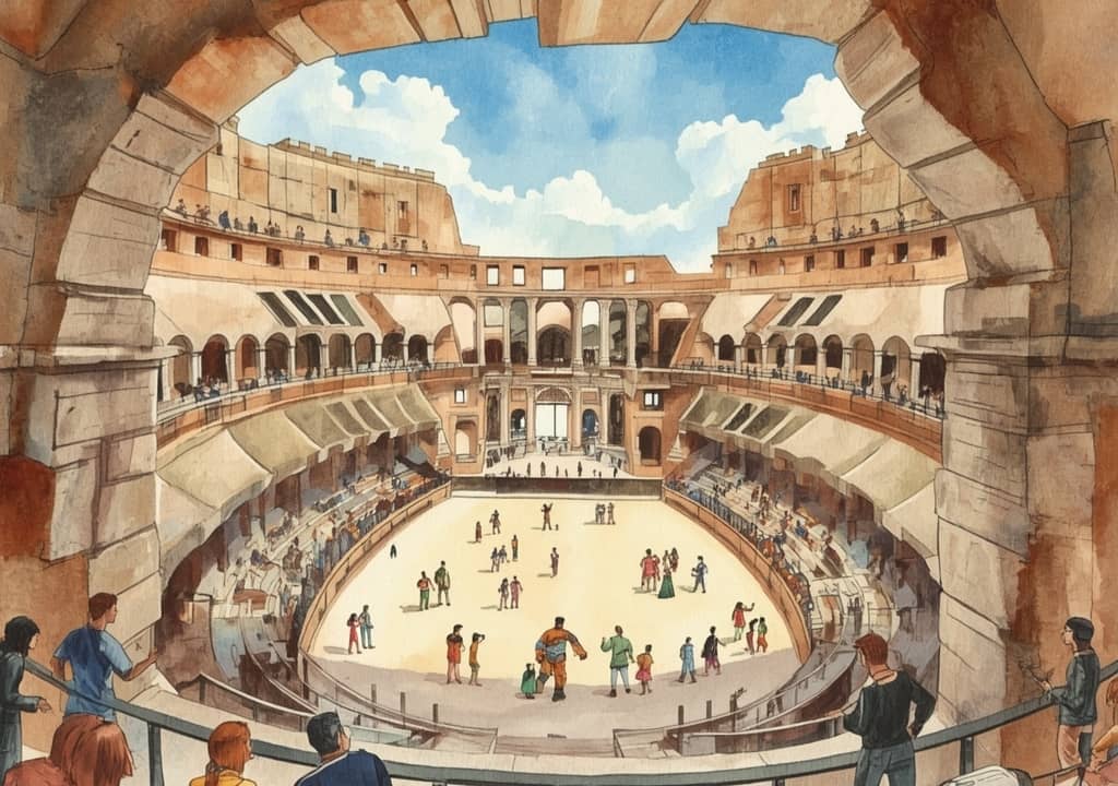 The Colosseum as a “stone puzzle box” of hidden passages