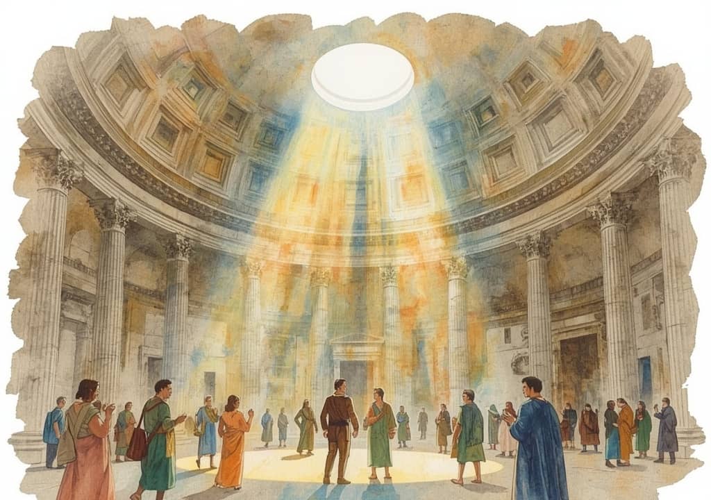 Il riflettore dell’oculo: la meridiana gigante di Roma