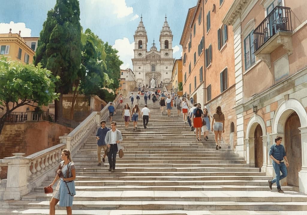 Die Challenge der „endlosen Treppe“