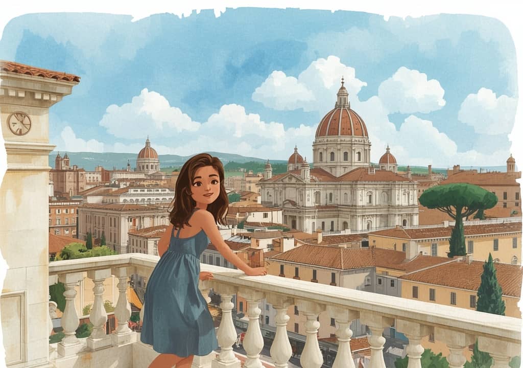 The “Rome’s balcony” photo ritual