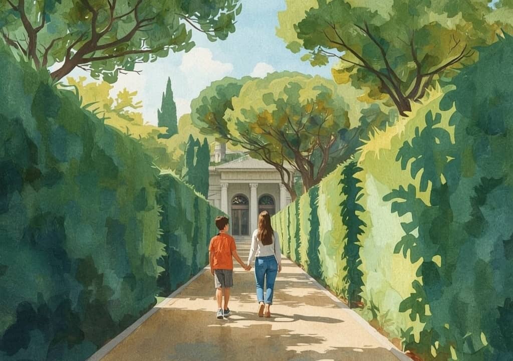 The Whispering Hedges of Villa Borghese Gardens