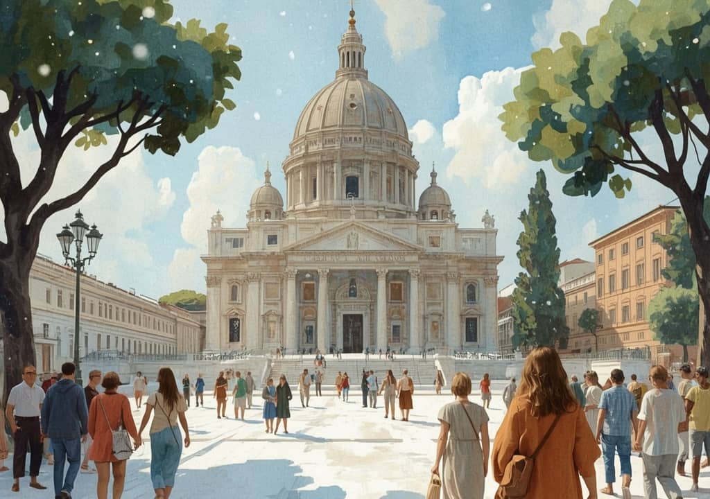 The “summer snowfall” that chose the church’s location