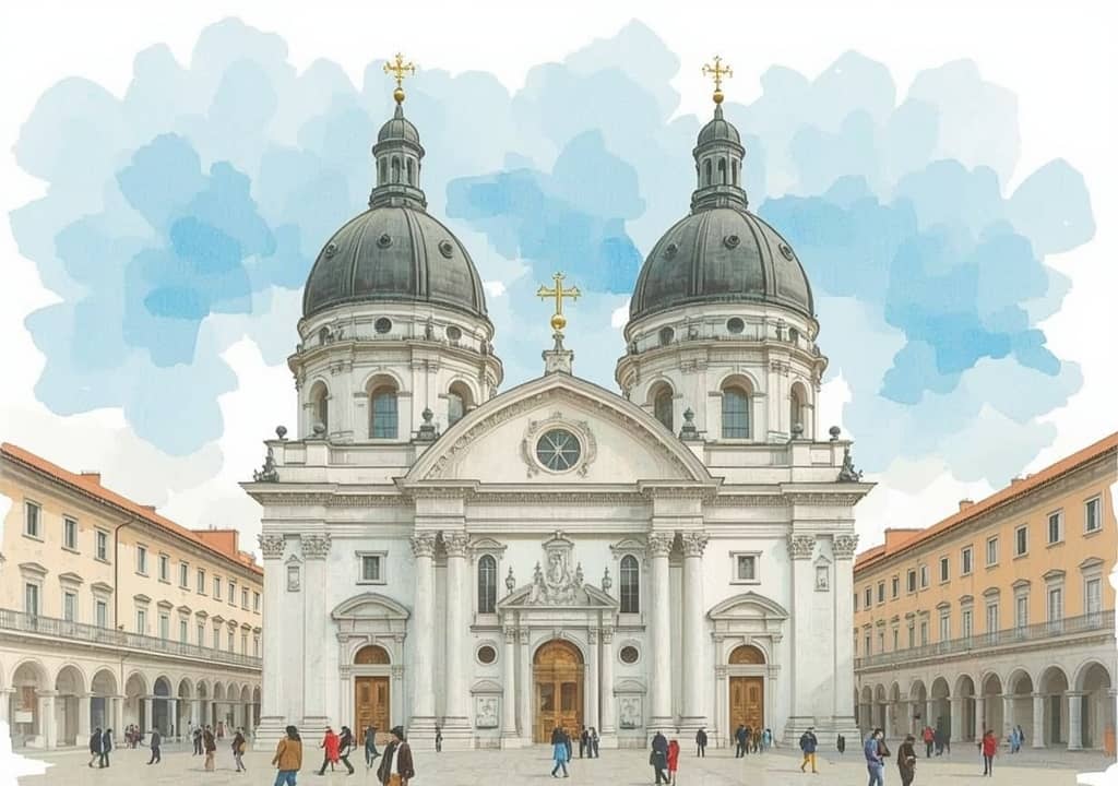 The “twin churches” that are secretly playing a matching game